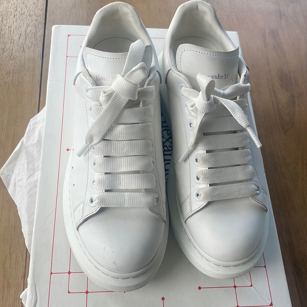 McQueen white sneakers